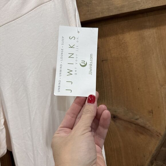 JJ Winks Women’s Sz XL Blush Pink Flare Happy Hour Sleep Lounge Pants New - Picture 4 of 6